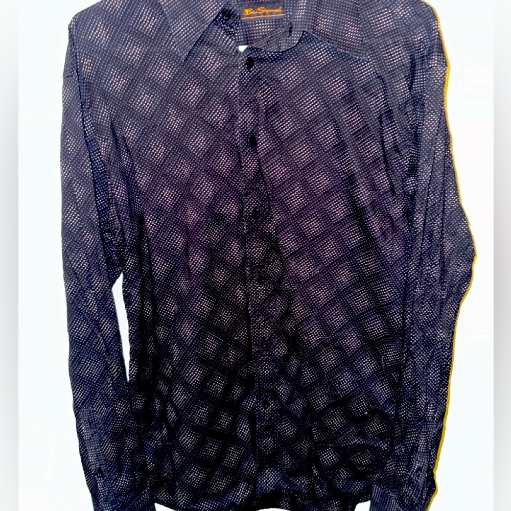 Nice Mens Ben Sherman long sleeve button down dress shirt